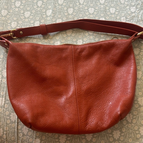 Orange Italian Hang bag - Picture 3 of 5